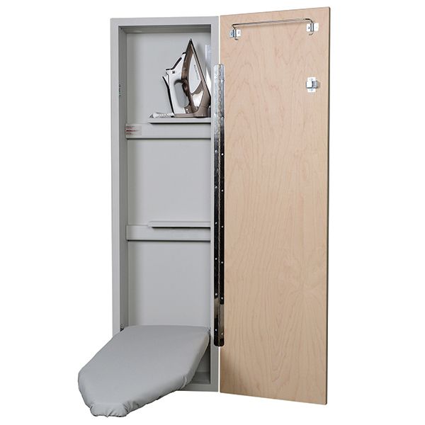 Iron-A-Way Wall Mount Ironing Board Center non electric 42" L x 7-3/4" D