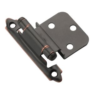 Amerock 3/8" Inset, Face Mount, Self-Closing Hinges