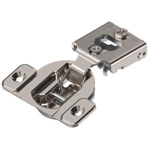 Compact 38N Screw-on Hinge for Face Frame Cabinets 3-Way Adjustable In and Out Cam Adjustment