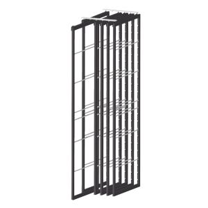 DryAway 24in Deep 6-Frame Laundry Drying System Black