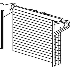 Omega National Tambour Door and Track Set Maple 15" face frame