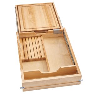 Rev-A-Shelf 4KCB-419FC-1 Knife Holder & Cutting Board