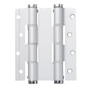 Sugatsune Double Action Spring Hinge 4in W x 4-3/4in H Aluminum