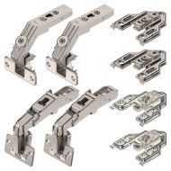 1/2" OL Lazy Susan Corner Hinge Bundle for Flat Panel Doors -BLUM