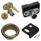 CompX Timberline Keyed Alike Old English Disc Tumbler Deadbolt Lock for Doors Bundle
