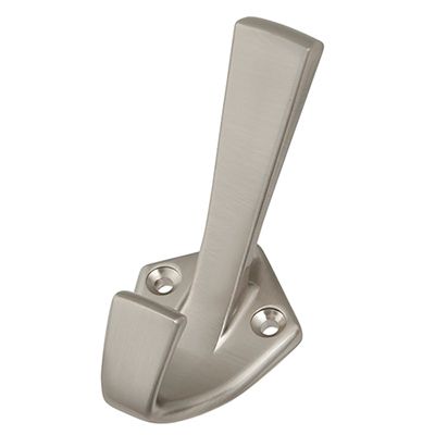 Belwith P25020-SN Double Hook 3/4in C/C Satin Nickel