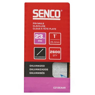Senco CZ13EAAR 23 gauge pin 1in Galvanized