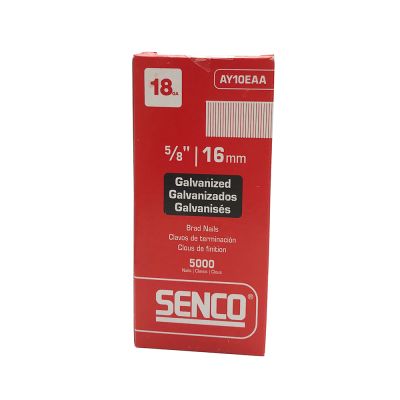Senco Slight Head 18 Gauge Brad Nails 5/8"