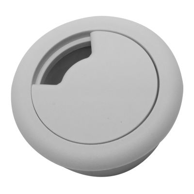 Custom Accents Cable Hole Grommet 3-1/8" light gray
