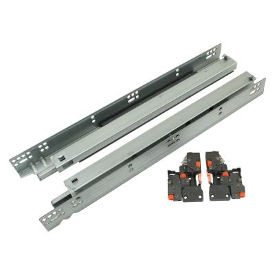 Pride Industrial 9880 Series Soft Close Undermount Slides for 1/2"-5/8" Material 